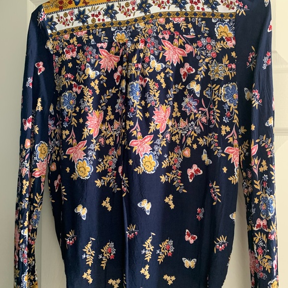 Boho faux wrap top - Picture 2 of 4